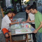 Crianças e adolescentes do Projeto Criança Cidadã visitam galeria Álvaro Santos - Fotos: Abmael Eduardo  AAN