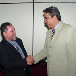 Prefeito participa da solenidade de posse do deputado Francisco Gualberto - Fotos: Abmael Eduardo  AAN