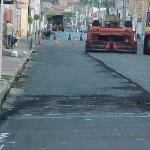Emurb recupera pavimentação da rua Japaratuba - Recuperação da Rua Japaratuba