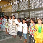 Crianças do projeto Recriando Caminhos participam de comemoração junina - Fotos: Wellington Barreto  AAN