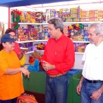 Prefeito faz apresentação oficial do arraial para o Forró Caju 2003 - Fotos: Wellington Barreto  AAN