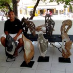 Mostra de escultura retrata o homem e o universo social - Foto: Abmael Eduardo  AAN