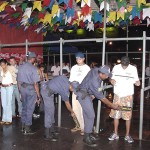 Instituições trabalham integradas na segurança do Forró Caju 2003  - Fotos: Wellington Barreto  AAN
