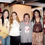 Apresentadoras da TV Cidade visitam camarote da imprensa - Foto: Wellington Barreto  AAN