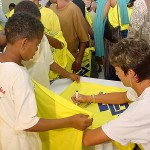 Atletas do vôlei nacional visitam crianças assistidas pela Prefeitura de Aracaju - Fotos: Márcio Dantas AAN  Clique na foto e amplie