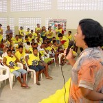 Atletas do vôlei nacional visitam crianças assistidas pela Prefeitura de Aracaju - Fotos: Márcio Dantas AAN  Clique na foto e amplie