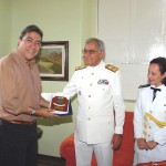 Comandante do Distrito Naval visita prefeito de Aracaju - Fotos: Abmael Eduardo  AAN  Clique na foto e amplie