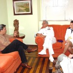 Comandante do Distrito Naval visita prefeito de Aracaju - Fotos: Abmael Eduardo  AAN  Clique na foto e amplie