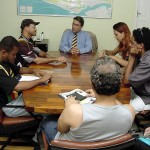 Prefeito recebe representantes da Associação Sergipana de Transgêneros - Fotos: Márcio Dantas  AAN  Clique na foto e amplie