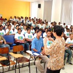 Prefeitura promove palestra sobre sexualidade para adolescentes do Projeto Agente Jovem  - Foto: Wellington Barreto  AAN  Clique na foto e amplie