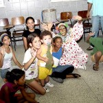 Crianças do Grageru solicitam campanha de arrecadação de livros durante o OP Mirim - Fotos: Abmael Eduardo  AAN  Clique na foto e amplie