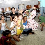 Crianças do Grageru solicitam campanha de arrecadação de livros durante o OP Mirim - Fotos: Abmael Eduardo  AAN  Clique na foto e amplie