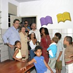 Comunidade do bairro América recebe Escola Thétis Nunes completamente recuperada - Foto: Márcio Dantas  AAN  Clique na foto e amplie