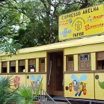 Vagão da praça Olímpio Campos oferece informações sobre questões ambientais - Espaço pode servir também como fonte de pesquisa para estudantes
