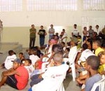 Adolescentes do Projeto Criança Cidadã participam de palestra sobre drogas - Foto: Wellington Barreto  AAN