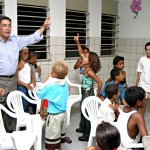 Escola Thétis Nunes é entregue completamente recuperada à comunidade do bairro América - Prefeito enfatiza a importância da educação na administração Fotos: Márcio Dantas  AAN