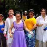Apresentação dos alunos de teatro da Escola de Artes chama a atenção das pessoas no Centro da cidade - Fotos: Wellington Barreto  AAN  Clique na foto e amplie