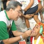 Campanha contra a paralisia infantil foi realizada durante o sábado - Fotos: Márcio Dantas  AAN  Clique na foto e amplie