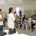 Crianças e adolescentes recebem informações sobre o combate à dengue - Fotos: Abmael Eduardo  AAN  Clique na foto e amplie