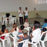 Crianças e adolescentes recebem informações sobre o combate à dengue - Fotos: Abmael Eduardo  AAN  Clique na foto e amplie
