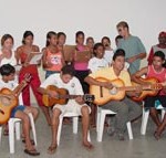 Crianças e adolescentes recebem informações sobre o combate à dengue - Fotos: Abmael Eduardo  AAN  Clique na foto e amplie