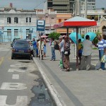 Ciclovia da avenida São Paulo é sinalizada pela SMTT - Fotos: Lindivaldo Ribeiro  AAN  Clique na foto e amplie