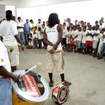Dança e músicas do Ilê Aiyê encantam crianças assistidas pela Prefeitura de Aracaju - Fotos: Márcio Dantas  Clique na foto e amplie