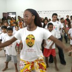 Dança e músicas do Ilê Aiyê encantam crianças assistidas pela Prefeitura de Aracaju - Fotos: Márcio Dantas  Clique na foto e amplie