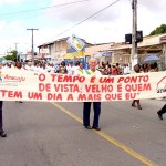 Grupo de Idosos apresenta demonstrações do folclore durante Desfile Cívico - Fotos: Wellington Barreto e Abmael Eduardo  AAN  Clique na foto e amplie