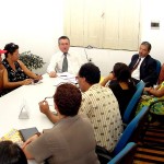Prefeitura recebe vereadores e representantes dos ‘SemTeto’ para discutir a ocupação do Hotel das Dunas  - Fotos: Wellington Barreto  AAN  Clique na foto e amplie