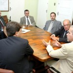 Viceprefeito recebe visita de diretores do Banco do Brasil - Fotos: Márcio Dantas  AAN  Clique na foto e amplie