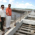 Prefeito e presidente da Câmara de Vereadores visitam obras pela cidade - Fotos: Márcio Dantas  AAN  Clique na foto e amplie
