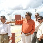 Prefeito e presidente da Câmara de Vereadores visitam obras pela cidade - Fotos: Márcio Dantas  AAN  Clique na foto e amplie