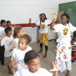 Crianças assistidas pela Prefeitura de Aracaju ficam encantadas com a dança e músicas do Ilê Aiyê  - Fotos: Márcio Dantas  AAN  Clique na foto e amplie