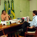 Prefeito e deputado federal João Fontes discutem emendas para Aracaju - Fotos: Abmael Eduardo  AAN  Clique na foto e amplie