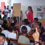 Sala de vídeo é inaugurada na Escola Municipal Tancredo Neves - Fotos: Walter Martins  AAN  Clique na foto e amplie