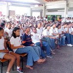 Préconferência sobre meio ambiente reúne alunos do Siqueira Campos e Santos Dumont - Fotos: Walter Martins  AAN  Clique na foto e amplie
