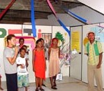 Crianças do Peti apresentam peça teatral no centro comunitário do bairro Santo Maria - Fotos: Wellington Barreto  AAN  Clique na foto e amplie