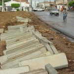 Obras na avenida Santa Gleide em fase final - Av. Santa Gleide: obras em fase final