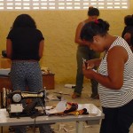 Comunidade do bairro Coroa do Meio é beneficiada com curso gratuito de qualificação profissional - Fotos: Márcio Dantas  AAN  Clique na foto e amplie