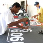 Fábrica de placas da SMTT reduz custos do município com sinalização de trânsito - Fotos: Márcio Dantas  AAN  Clique na foto e amplie