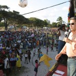 Entrega da chave da cidade à prefeita mirim marca momento de democracia entre as crianças de Aracaju - Fotos: Márcio Dantas  AAN  Clique na foto e amplie