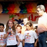Entrega da chave da cidade à prefeita mirim marca momento de democracia entre as crianças de Aracaju - Fotos: Márcio Dantas  AAN  Clique na foto e amplie