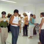 Professores da rede municipal participam de curso sobre orientação e mobilidade - Fotos: Walter Martins  AAN  Clique na foto e amplie