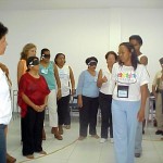 Professores da rede municipal participam de curso sobre orientação e mobilidade - Fotos: Walter Martins  AAN  Clique na foto e amplie
