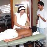 Curso de massoterapia qualifica deficientes visuais em Aracaju - Fotos: Abmael Eduardo  AAN  Clique na foto e amplie