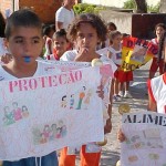 Crianças da Escola Maria Clara Machado realizam I Marcha em Defesa do ECA - Fotos: Walter Martins  AAN  Clique na foto e amplie