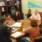 Artistas foram recebidos pelo viceprefeito para comemorar o dia dedicado a cultura e discutir projetos - Fotos: Márcio Dantas  AAN  Clique na foto e amplie