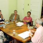 Artistas foram recebidos pelo viceprefeito para comemorar o dia dedicado a cultura e discutir projetos - Fotos: Márcio Dantas  AAN  Clique na foto e amplie