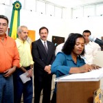 Prefeitura firma parceria com o BB para facilitar compra de computador para professores - Fotos: Wellington Barreto  AAN  Clique na foto e amplie